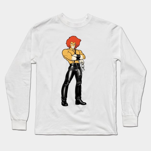 LION HO Long Sleeve T-Shirt by AndrewAhernArt